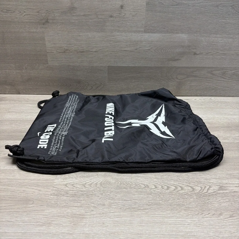 Nike Football BlackTravel Drawstring Backpack 